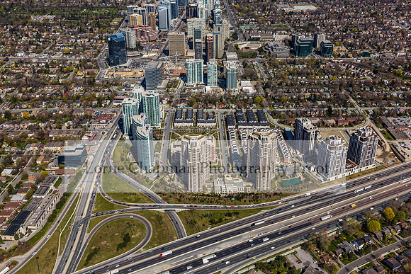 Yonge and 401 Aerial Toronto