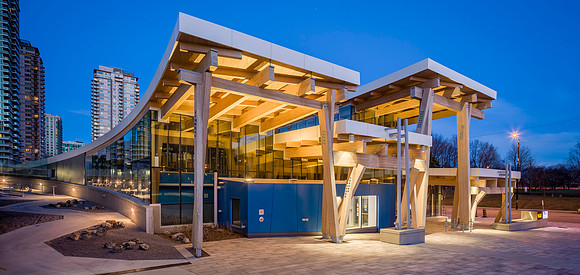 Toronto Library at Scarbourgh Civic Centre.